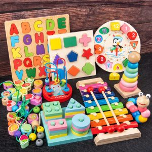 Babyentwicklung Spielzeuge aus Holz, 2 - 4 Jahre 1